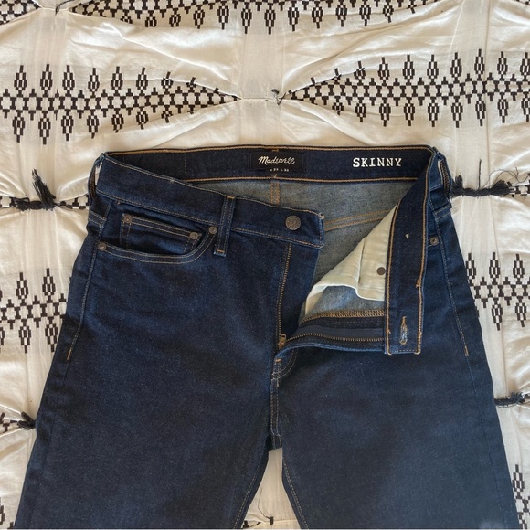 Madewell Skinny Jeans in Rinse Wash 32x32 - Picture 3 of 8